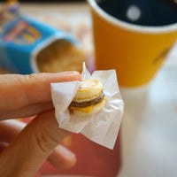 【美式系列】豬柳蛋+煙肉蛋漢堡．耳環 McMuffin earrings
