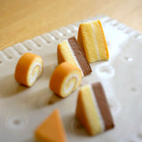 【香港系列.懷舊西餅】瑞士卷．耳環 Roll Cake earrings