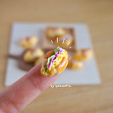 【烘焙店系列】美味的牛油卷三文治 butter roll sandwich. earring