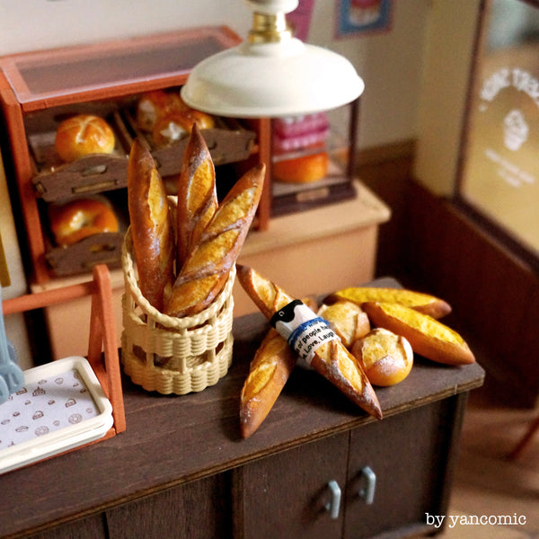 【烘焙店系列】浪漫法包．手工耳環 (⚠️預訂) Mixed french bread (⚠️Pre-order)
