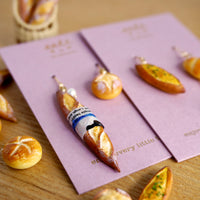 【烘焙店系列】浪漫法包．手工耳環 (⚠️預訂) Mixed french bread (⚠️Pre-order)