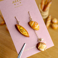 【烘焙店系列】浪漫法包．手工耳環 (⚠️預訂) Mixed french bread (⚠️Pre-order)