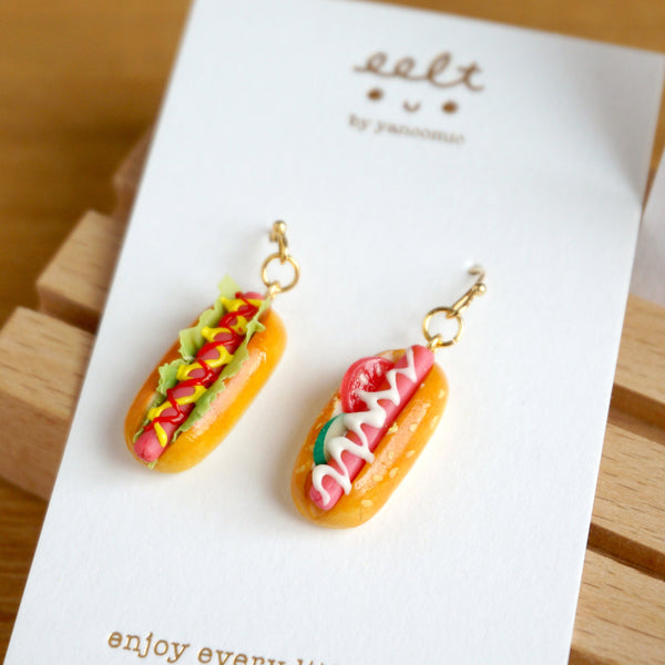 【美式系列】美式拼港式熱狗.耳環(現貨) HK and US style hot dog earring