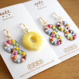【香港地．童年系列】士多裡的眼鏡朱古力豆與冰菠蘿．耳環 Eyeglass Chocolate &Iced pineapple slice earrings