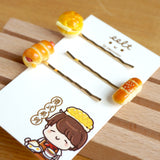 【香港茶餐廳系列】一字形髮夾(⚠️預訂) HK Cha Chaan Teng Hair Slides (⚠️Pre-order)