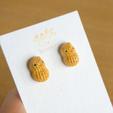 【香港系列】快樂的花生米．手工耳環 Happy peanut earrings