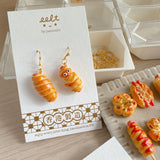 【香港茶餐廳系列】 腸仔派對．耳環 Sausage party earrings