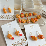 【香港茶餐廳系列】 腸仔派對．耳環 Sausage party earrings