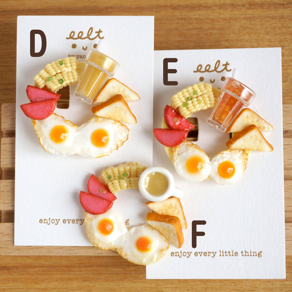 【香港茶餐廳系列】常餐.扣針/心口針 Cha chaan teng set meals brooch