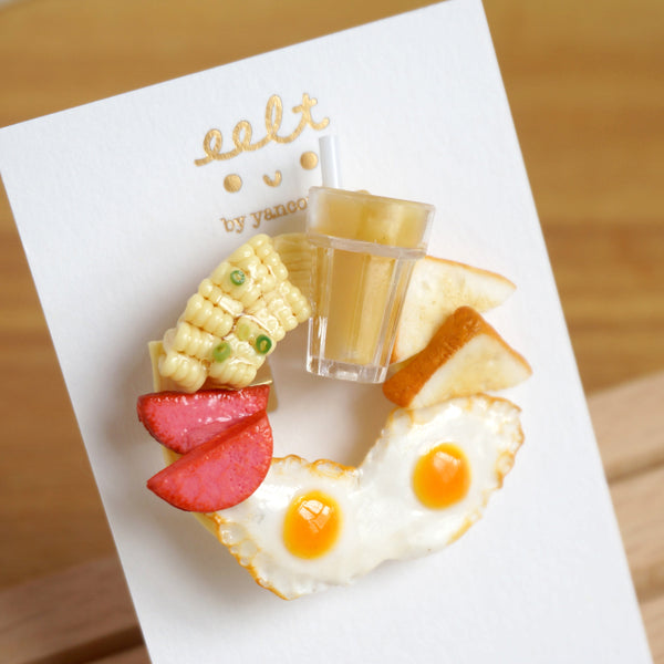 【香港茶餐廳系列】常餐.扣針/心口針 Cha chaan teng set meals brooch