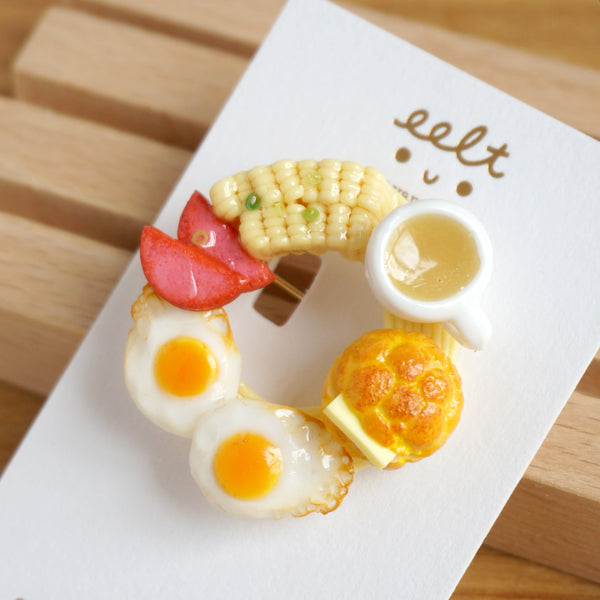 【香港茶餐廳系列】常餐.扣針/心口針 Cha chaan teng set meals brooch