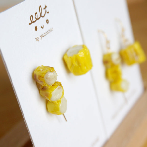 【香港系列. 街頭小食】魚肉燒賣.手工耳環 (預訂⚠️) HK Style Fish Shumai earrings (pre-order⚠️)