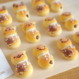 【冬日限定】小雪人麵包 snow man bun. earring