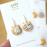 【貓咪吐司系列】手工耳環(預訂⚠️) Cat toast earrings(⚠️Pre-order)