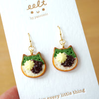 【貓咪吐司系列】手工耳環(現貨) Cat toast earrings