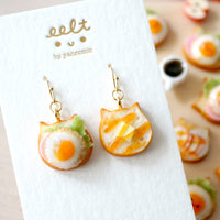 【貓咪吐司系列】手工耳環(預訂⚠️) Cat toast earrings(⚠️Pre-order)