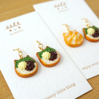 【貓咪吐司系列】手工耳環(現貨) Cat toast earrings