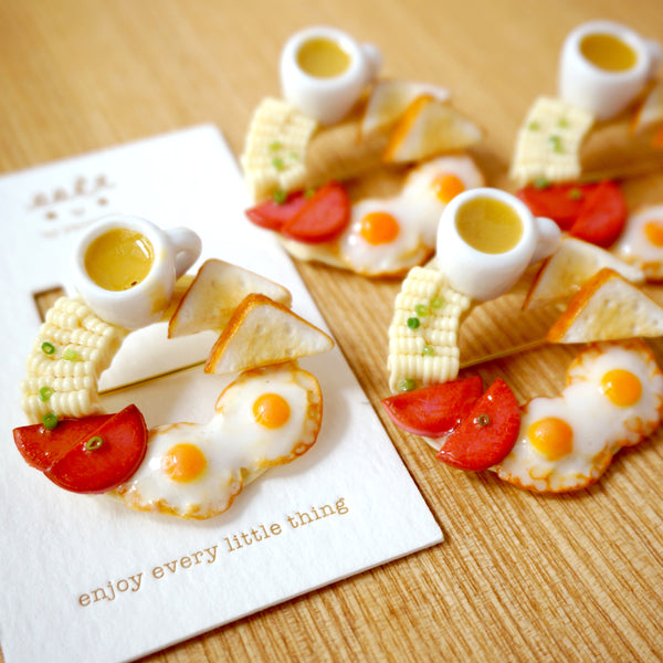 【香港茶餐廳系列】常餐.扣針/心口針 Cha chaan teng set meals brooch